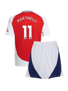 Arsenal Gabriel Martinelli #11 Replika Hemmakläder Barn 2024-25 Kortärmad (+ byxor)